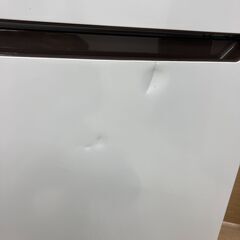 中古　動作確認済み　2ドア冷蔵庫　ハイセンス　HR-B12C　120リットル　右開き　ホワイト　管理番号JTH-06の画像
