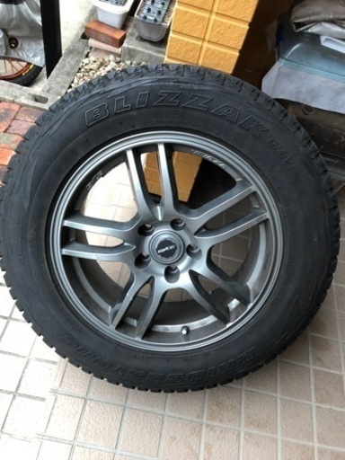 スタッドタイヤ 225/65R17 weds GYLE 17x7J 5H 中古