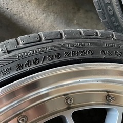 BBS LM風　20inch タイヤ付きホイールの画像