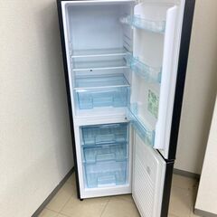 【地域限定送料無料】中古家電2点セット IRISOHYAMA冷蔵庫162L+TOSHIBA洗濯機5kg