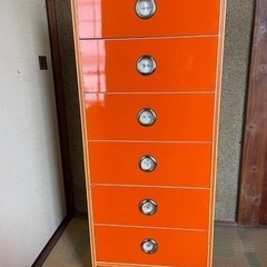 昭和レトロ レトロポップ オレンジチェスト レトロポップ 押し入...