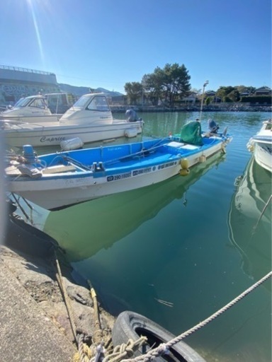 動画あり　値下げ船体ヤマハ　W23 エンジンセル付きYAMAHA30馬力　よく走ります　船検令和５年6月まで