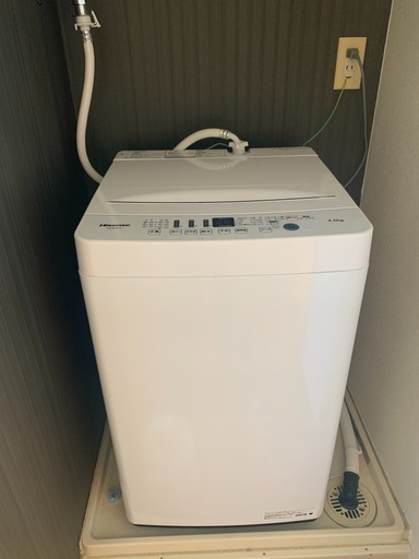 洗濯機　HIsense 4.5k