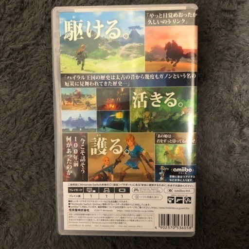 (仮決定)ゼルダの伝説　ブレスオブザワイルド　Switch ソフト