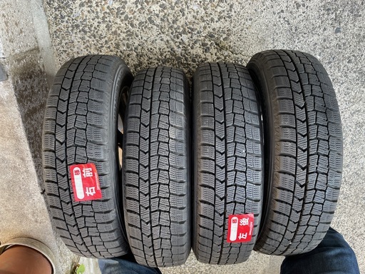 ダンロップ WINTER MAXX WM02 155/65R14 2018年　スタッドレスアルミセット