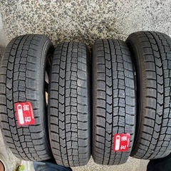 ダンロップ WINTER MAXX WM02 155/65R14 2018年　スタッドレスアルミセットの画像