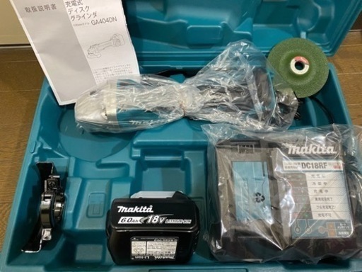 マキタ(Makita) 充電式ディスクグラインダ GA404DRG 未使用品！