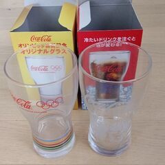 未使用　4個セット　コカ・コーラ　オリンピック協賛グラスの画像