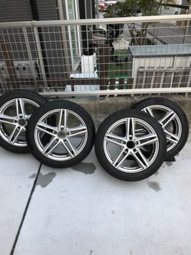 値下げします！スタッドレス　ホイール付き　205/50/R17 ベンツAクラス