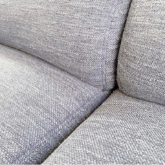 ニトリ 3人がけソファー+オットマンの画像