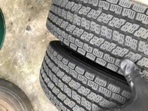 いすず　エルフ　スタッドレスホイールセット　中古6本　