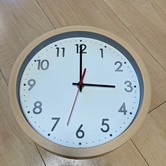 壁掛け時計　おしゃれ　ナチュラル　木目調
