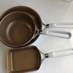 新品⭐︎ガス用⭐︎ホワイト⭐︎フライパン3点セット
