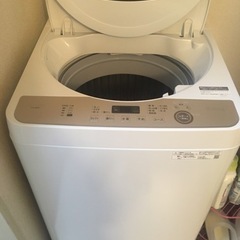 【ほぼ新品・美品】洗濯機-2021年製SHARP ES-GE6E