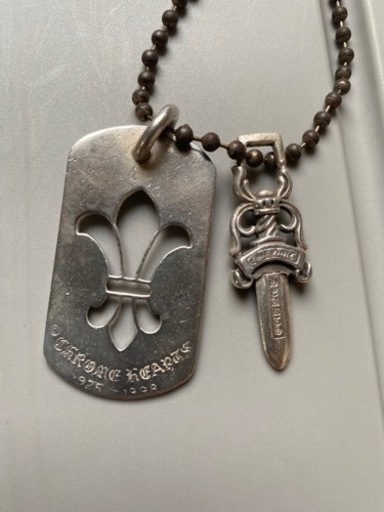 クロムハーツ　ダガーペンダントトップ　ドッグタグ