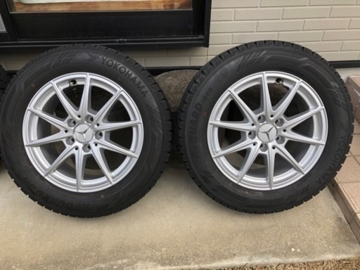 ⭐️メルセデスベンツBクラスで使用⭐️スタッドレスホイールセット バリ山美品