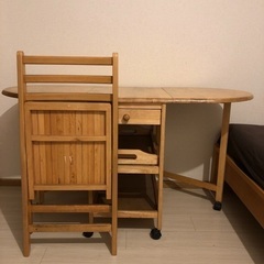 折りたたみの椅子2脚も一緒にお願いしますの画像