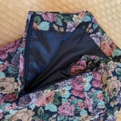 【美品】スカート 花柄【大きいサイズ】の画像