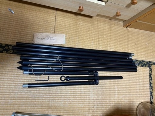 【取引中】テンマクデザインサーカスTC用に製作した二股ポール一式　直接引き取りの方は1000円引