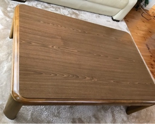 こたつテーブル　120×80×36  (こたつ90w〜600w)
