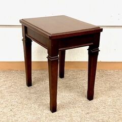 maruni マルニ木工 木製 花台 角型 サイドテーブル アンティーク調