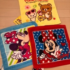 ✨新品✨フェイスタオル（幼稚園吊り下げタオルにできます）3枚セッ...