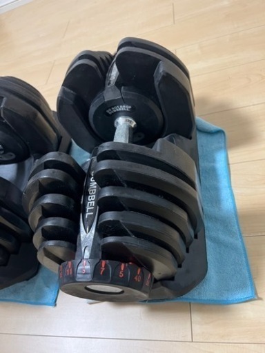 【値下げ可能】【自宅トレーニング用】可変ダンベル×2 +ベンチセット
