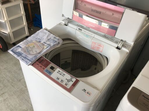 洗濯機の分解クリーニング行っています！配送設置込み！日立8.0K洗濯機　DDモーター　2014年製　分解クリーニング済み！！