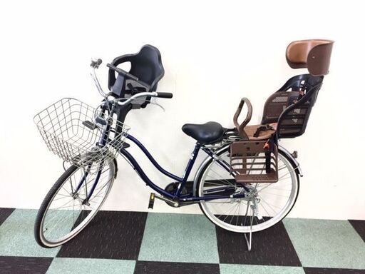 アサヒ ASAHI 子供乗せ自転車 26インチ 3人乗り 送り迎え 買い物 近場お出かけ 非電動自転車