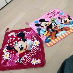 ✨新品✨①ディズニー吊り下げ用タオル（ループ、ネームタグ付き）