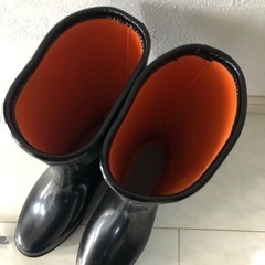 ✨未使用✨レイン＆スノーブーツ　長ぐつ　23センチ　温かな中敷きの画像