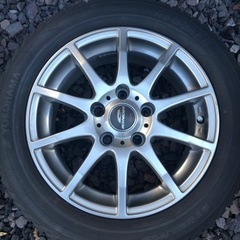 185/60R15 アルミ 溝なし スタッドレスタイヤ