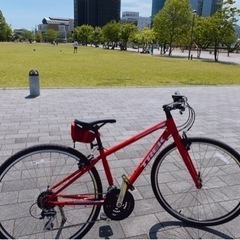 ロードバイク　TRECK 赤🚴‍♀️