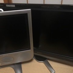 SHARP テレビ２台 AQUOS 亀山モデルの画像
