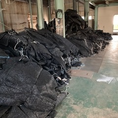 農業黒布遮光ネット最終分！無料で譲ります。の画像