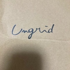 ungrid フェイクレザー　ロングブーツの画像