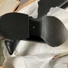 ungrid フェイクレザー　ロングブーツの画像