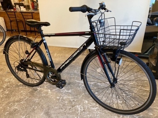 【前後チューブ新品！】7段変速　700×32c マットブラック