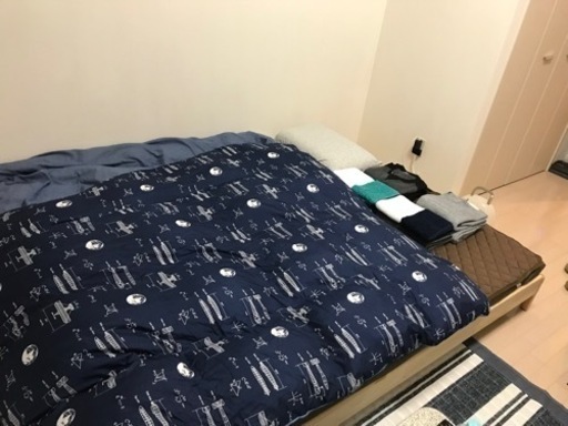 【値下げします】IKEAのベッド、ウトーケル?単身赴任で2年しか使ってないので綺麗です✨