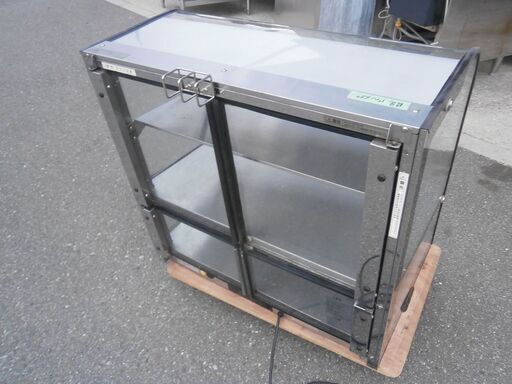 ☆中古品 サンヨー　ホットショーケース 温蔵ショーケース 100V 3段 SHB-L851 200L 800ｘ500ｘ750㎜ 動作問題なし☆