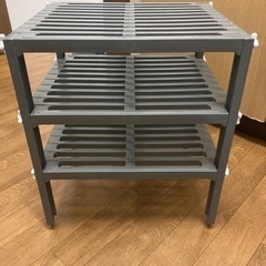 Belca キッチン収納　3段フリーラック