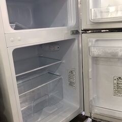 特価商品！！！　２０１９年製！！！　２ドア冷蔵庫　７，７００円（税込み）の画像