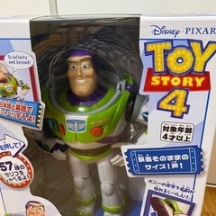 リアルサイズトーキングフィギュア　バズ・ライトイヤー新品未使用品の画像
