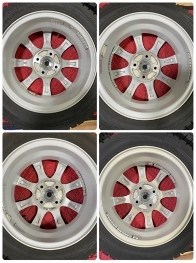 【金額相談可】155/65R14 軽自動車スタッドレスセット 2017年製