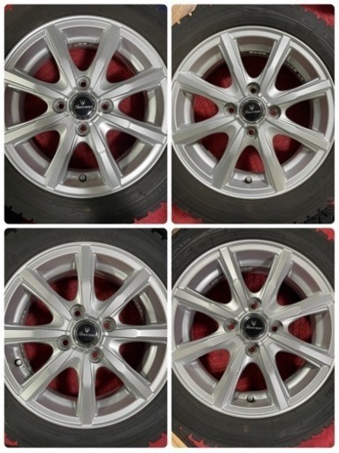 【金額相談可】155/65R14 軽自動車スタッドレスセット 2017年製