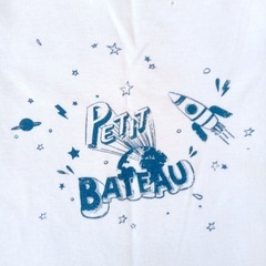 プチバトー　petit bateau　Tシャツ　ロケットプリント　114　6ans　フランス　メゾンキツネの画像