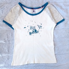 プチバトー　petit bateau　Tシャツ　ロケットプリント...