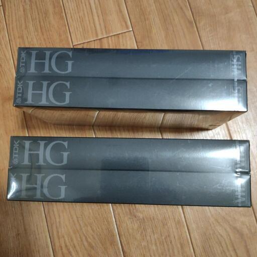 【未開封】VHSビデオテープ HG-120 x 4\n