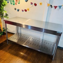 tanico タニコー 調理台 幅1500×奥行600×高さ800 コールドテーブル 作業台
