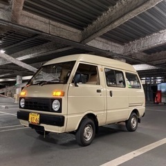 レトロ　昭和　本物まゆげ　ハイゼットバン